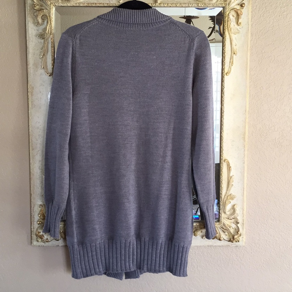 Luigi Baldo LB wool cardigan. Heather gray. Size M - Picture 2 of 4